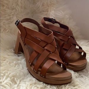 NEW Swedish Hasbeens VIVI clog sandals. NIB